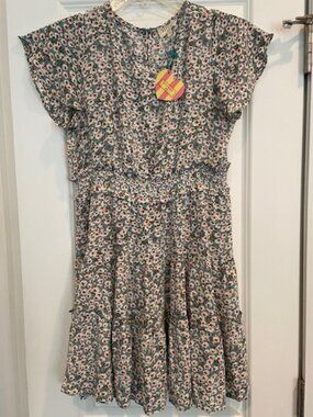 NWT Hayden Girls White Daisy Dress in Size XL (13-14 y.o.)